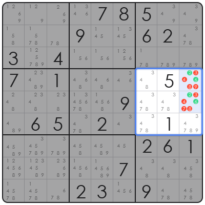 sudoku hidden singles method